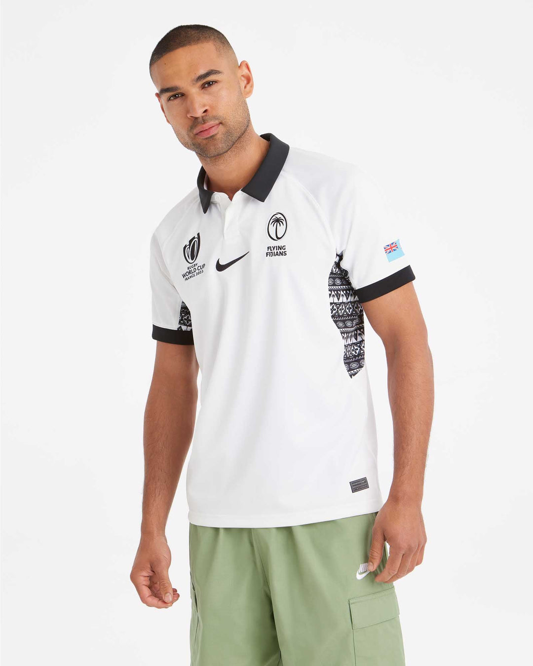Nike Rugby World Cup 2023 Fiji Home Stadium Jersey - White