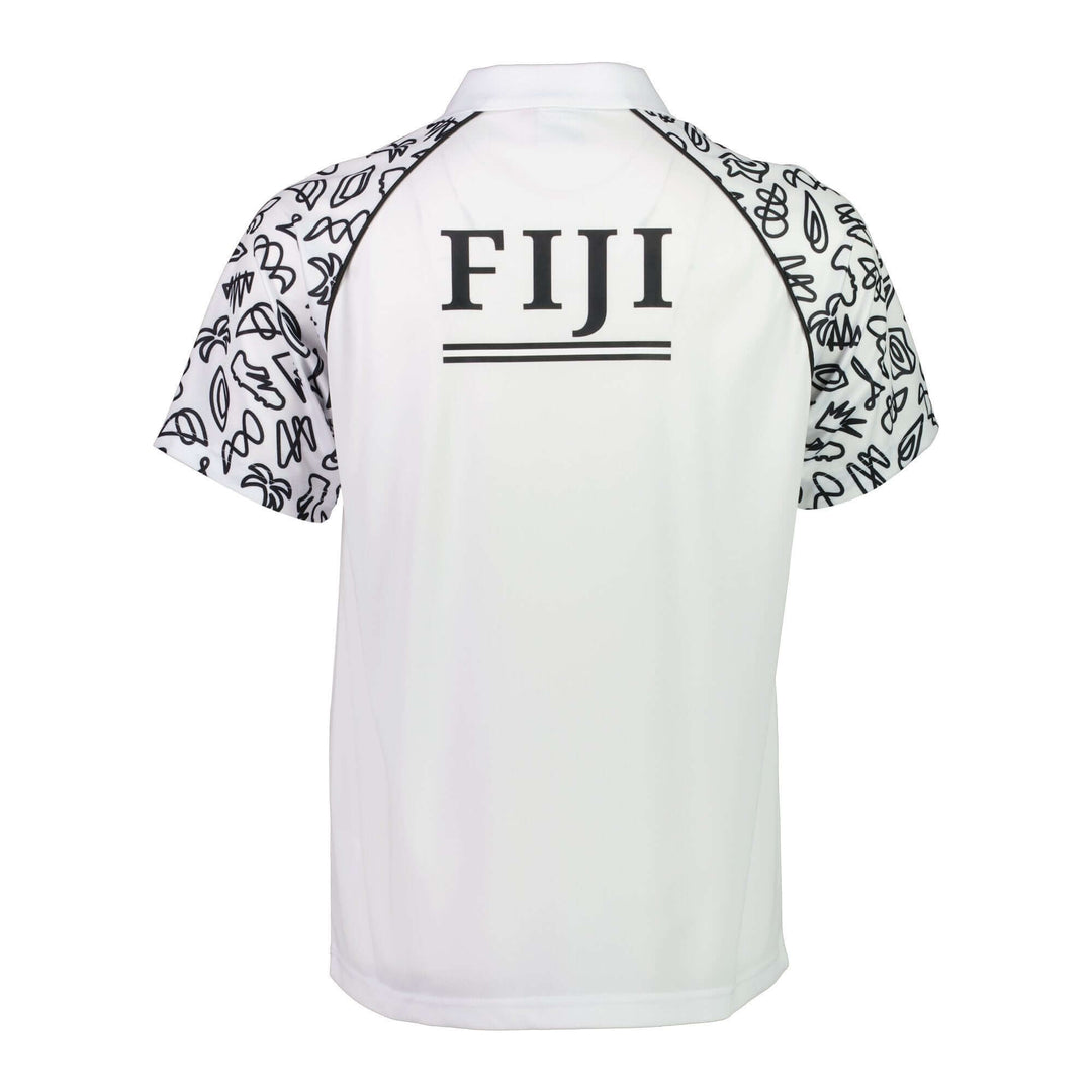 Rugby World Cup 2023 Fiji Polo - White - RWC 2023 Supporter Collection - Absolute Rugby